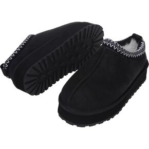 Home Slipper Platform Slippers for Women Indoor Outdoor Mini Boots Non-slip Plush Lining Slip On House Shoes