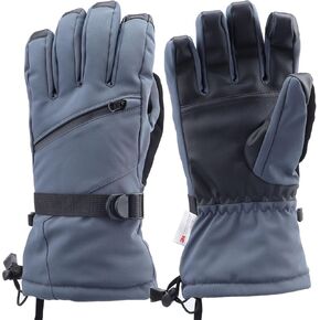 ARCHFIVE Ski Gloves Waterproof Touchscreen Snowboard Gloves, Warm Winter Snow Gloves for Cold Weather, Fits Both Men & Women