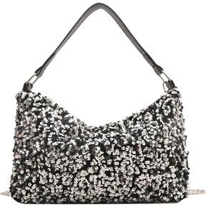 Women's Evening Handbag, Sequin Evening Crossbody Bag, Elegant Clutch Purses for Women Wedding, Prom, Cocktail Party