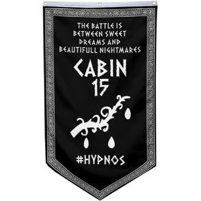 Yanbooch Cabin 15 Hypnos Banner Flag Man Cave Bed Room Home Office Party Decor 30x50 Inch (B)