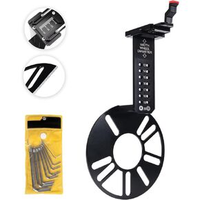 Wheel Fitment Tool,Wheel Alignment Tool with 8pcs Allen Wrenches Sets, 13-20' Car Wheel Measuring Gauge Hub Tool Sets, Upgraded Aluminum Alloy Materialand More Precise ET Values