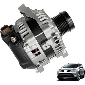 12V 125AMP Alternator Fit for Toyota RAV4 2.5L 2013-2018 Toyota Camry 2.5L 2015-2017 Toyota RAV4 Replacement # 104211-3541, 27060-0V170