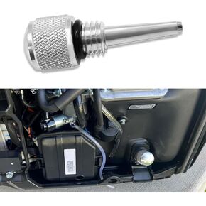 55201 Magnetic Oil Dipstick for Inverter Generators, Silver Aluminum Magnetic Oil Dipstick with M18-2.5 Threading, Oil Dipstick Dip Stick Compatible with Wen/Predator/Yamaha