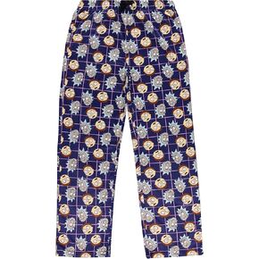 Rick and Morty Lounge Pants Mens Loungewear Sleep Pajama Pants - Rick & Morty Adult Sleep Pajama Pants