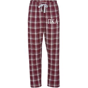 Pi Kappa Alpha Flannel Pajama Pants - Pike Fraternity PJ Sleepwear Bottoms