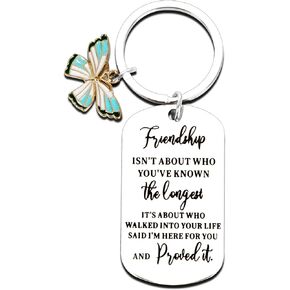 Friend Gifts for Women - Christmas Gifts for Women, Inspritional Gifts, Friendship Gifts for Women, Friend Christmas Gifts, Friend Keychain, Friendship Keychain for Birthday