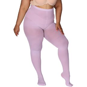 MERYLURE Ultra Plus Size Tights for Women Up To 6x, Semi Opaque Control Top Nylon Pantyhose,High Waist Fashion Stockings