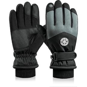 DOFOWORK Ski Gloves - Winter Gloves Waterproof Breathable Snowboard Gloves for Cold Weather, Snow Gloves for Men/Women