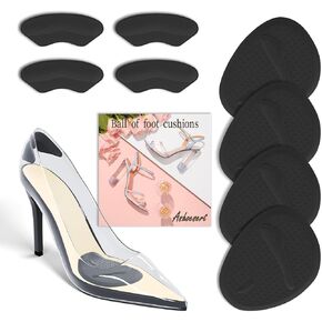 Metatasral Pads,Ball of Foot Cushions, Shoe Heel Inserts for Women Shoes Relieve Foot Pian,Heel Grips Liners Shoe Pads for Loose Shoe, Blisters
