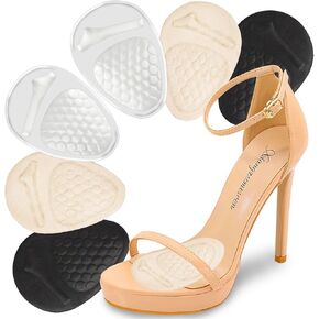 Ball of Foot Cushions for Heels, Metatarsal Foot Pads Women, Shoe Pad Inserts for Mortons Neuroma Relief, Heel Inserts for Absorb Shock