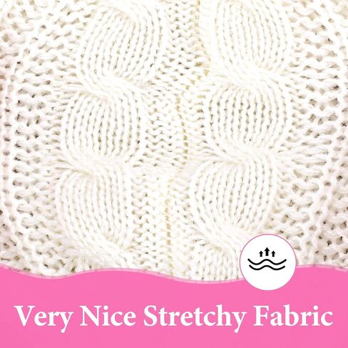 White Arm Warmers Long Fingerless Gloves Arm Warmers Cashmere Blended Arm Warmer Winter Long Fingerless Gloves Knit Mitten Gloves Arm Sleeves for Women with Thumb Hole in Saudi Arabia