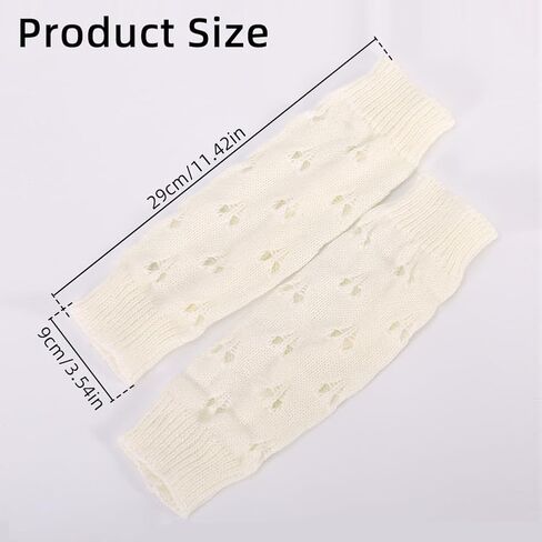 2 Pairs Black Grunge Gloves Fairy Crochet Fingerless Gloves Winter Soft Knit Thumb Hole Hand Arm Warmers Ripped Gloves Knitted Wrist Warmer Mittens for Women Unisex Typing Driving Supplies in Saudi Arabia