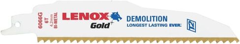 LENOX Tools Gold Power Arc Demolition Reciprocating Saw Blade in Saudi Arabia