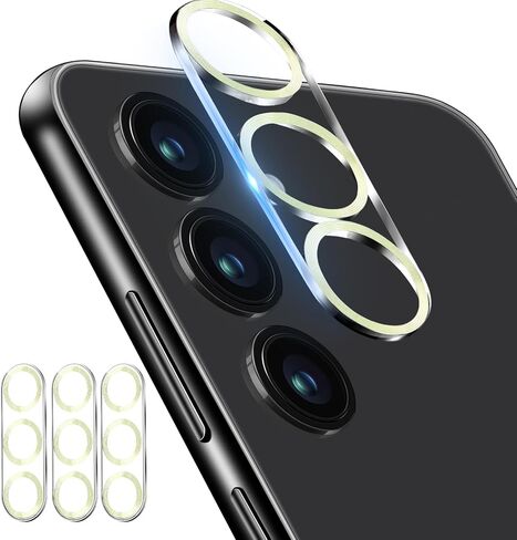 【3 Pack】 Camera Lens Protector for Samsung Galaxy S24, Tempered Glass Camera Protector Back Lens Cover, Ultra HD, 9H Hardness, Anti-Scratch, Case Friendly [No Affect on Night Shots] in Saudi Arabia