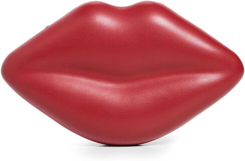 SIMONMILLER Women's Vegan Leather Lip Clutch in Kuwait