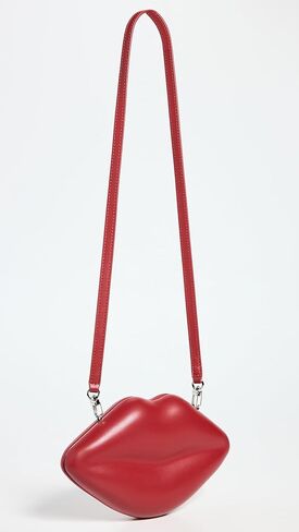 SIMONMILLER Women's Vegan Leather Lip Clutch in Kuwait