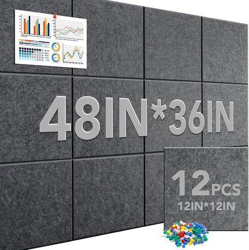 12 قطعة بديلة من ألواح الفلين، 11.8 بوصة × 11.8 بوصة، بلاط حائط قابل لإعادة الاستخدام مع 70 دبوسًا، 64 مادة لاصقة آمنة وقابلة للإزالة، لوحات إعلانات للجدران، المكتب، الفصول الدراسية، غرفة المعيشة، لوحة رمي السهام باللون الأبيض in Kuwait