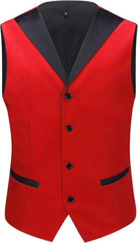YFFUSHI Men's 3 Piece Suit Slim Fit Notched Lapel One Button Solid Jacket Vest Pants in Saudi Arabia