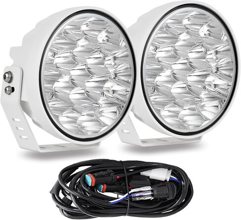 BIGLION.X 2 قطعة 7 بوصة أضواء قارب بيضاء 210 وات 32000 لومن فائقة السطوع على الطرق الوعرة أضواء القيادة سقف ضوء بار ضوء بحري للشاحنات والقوارب البحرية in Kuwait