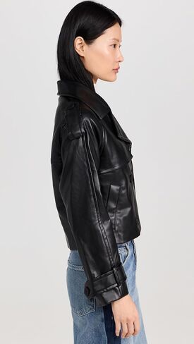 4th & Reckless Women's Dayna Cropped Trench Coat in Kuwait