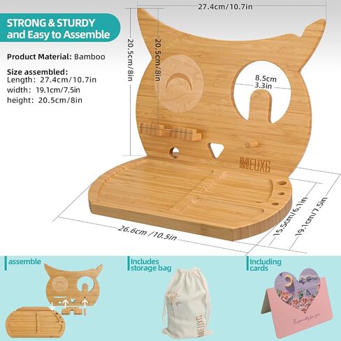 Wood Phone Docking Station, Wood Charging Station,Nightstand Organizer Bundle, Desktop Organizer,Catch All Tray,Dresser Organizer,Cell Phone Stand, Wallet Stand,Solid Bamboo Wood,Gift in Saudi Arabia