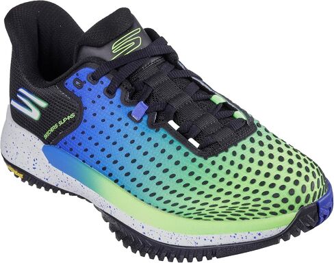 Skechers Men's Viper Court Elite (Black/Blue, 12) in Saudi Arabia
