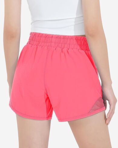 HASMES Girls Athletic Shorts with Zip Pockets Lightweight Running Soccer Shorts for Kids 5-14Y in Saudi Arabia
