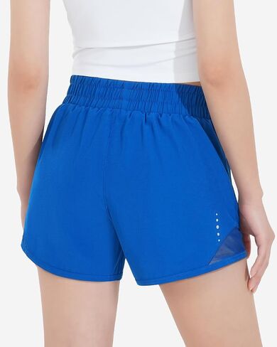 HASMES Girls Athletic Shorts with Zip Pockets Lightweight Running Soccer Shorts for Kids 5-14Y in Saudi Arabia