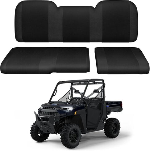 غطاء مقعد Cartist UTV لأغطية مقاعد Polaris Ranger المتوافقة مع Polaris Ranger XP 1000 2018-2023، Polaris Ranger 1000 2020-2023، Polaris Ranger 1000 xp Accessories 1680D Oxford Fabric in Kuwait