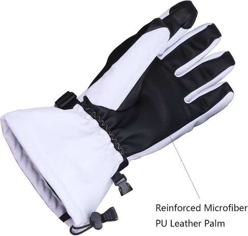 ARCHFIVE Ski Gloves Waterproof Touchscreen Snowboard Gloves, Warm Winter Snow Gloves for Cold Weather, Fits Both Men & Women in Saudi Arabia