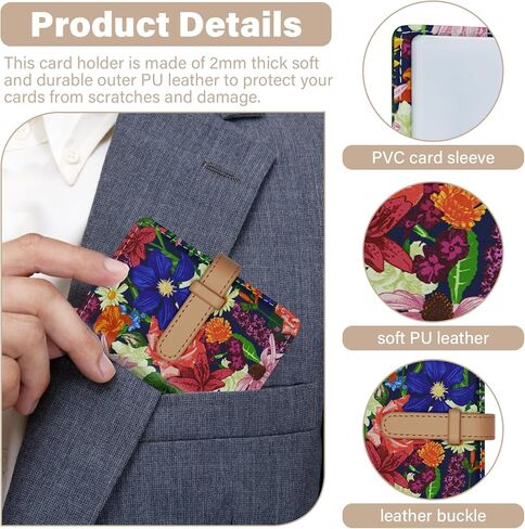 PU Leather Credit Card Holder with 26 Card Slots - Book Style - Size 4.2L X 3 X 0.7 Inches in Kuwait