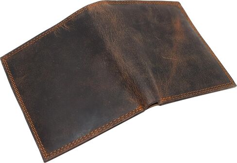 MARSHAL RFID Blocking Bifold Hipster Credit Card Wallet Premium Lambskin Leather (Vintage) in Kuwait