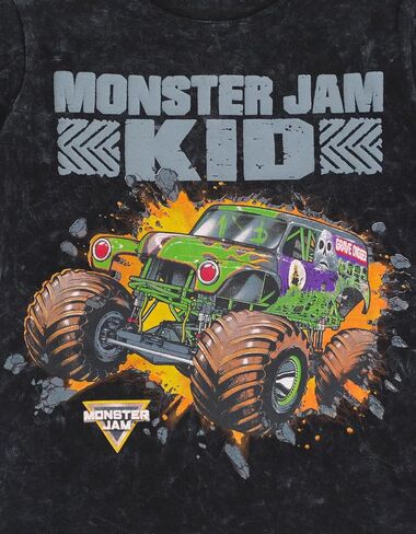 Monster Jam Vintage Wash Matching Family T-Shirt Toddler to Adult Grave Digger in Saudi Arabia