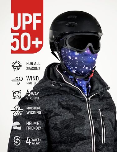 GOT Sports UPF 50+ Balaclava Ski Mask - Windproof Balaclava for Cold Weather Men Women - Snowboard, Motorcycle Sheisty Mask in Kuwait