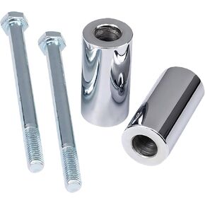 2'' Rise Handlebar Risers Extension for Harley Davidson Touring Models 2'' Handlebars Motorcycle Spacers Chrome (Chrome)