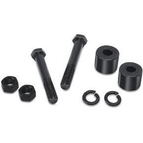 1'' Handlebar Top Riser Clamp with Skirt Fits for 1974-2015 Harley Softail Dyna Sportster & FX FXR (Handlebar Top Riser Clamp-Black)