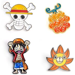 Pounchi Fight Anime Enamel Pins (4 Pcs) Cute Lapel Pin Office Supplies Anime Enamel Badge Gift for Bag Backpacks for Teens