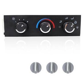 599-294 A/C Heater Climate Control Module Panel Compatible with 2001-2021 Chevrolet Express 1500 2500 3500 Pasajeros G30 GMC Savana G2500 G3500 Replace 15773677 w/Rear Window Defogger Switch