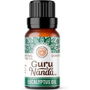 GuruNanda Eucalyptus Essential Oil -100% Pure, Natural and Undiluted Aromatherapy Oil for Diffusers - Aids in Congestion Relief - Perfect for Massages (0.5 Fl Oz)