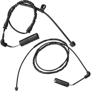 Front Rear Brake Pad Electronic Wear Sensor 34351164372 34351164371 for BMW 325i 2001-2005 (Set of 2)