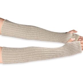Arm Warmers Winter Long Fingerless Gloves Stretchy Knit Warm Arm Sleeves for Girls Women