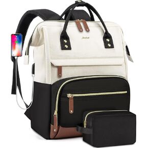 Backpack for Women Work Bags: 15.6 inch Laptop Backpack Purse Waterproof Backpacks with USB Charger College Bookbag Casual Business Computer Backpack for Travel Nurse Teacher