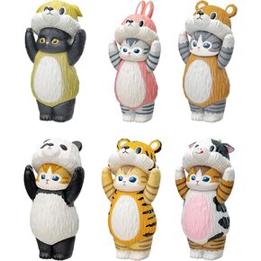 Kitan Club Mofusand Soft Vinyl Figure Blind Box - 1 of 6 Collectable Mini Figurines - Fun, Versatile Decoration