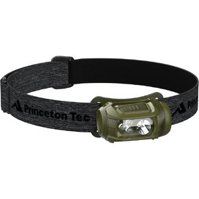 Princeton Tec Remix 450 Lumen Maxbright & Ultrabright White/Red LED Headlamp, IPX4 Water Resistance, Essential for Hiking, Camping, Hunting, Fishing, Running, & Safety Preparedness, Green