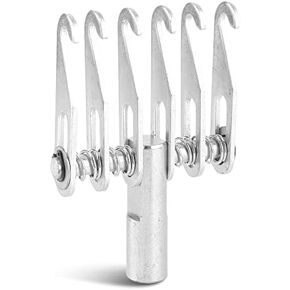 Akozon Dent Puller, Metal Dent Puller Adjustable 6 Fingers Hook Pulling Claw Car Body Repair Tool