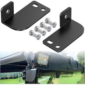 Nilight Rear Roof Backup Light Bar Brackets Reverse LED Light Pod Mounting Bracket for Polaris Ranger Pro-fit Cage Compatible with 2013-2024 Polaris Ranger Full Size 570 800 900 1000 XP Crew 900 1000