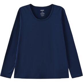 HODOSPORTS Boy's Thermal Underwear Top Kid’s Winter Base Layer Fleece Lined Compression Shirt