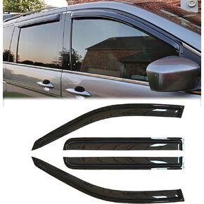 Sunproof Waterproof Side Window Wind Deflector, 4pcs Protective Replacements Rain Guards Set, Window Visor fit for 2021 2022 2023 2024 Toyota Sienna