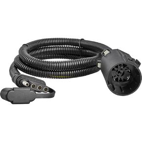 Oyviny USCAR 7-Pin to 4-Pin Trailer Wiring Harness for Ford/GM/Dodge/Chevy Models, Factory Tow Package and USCAR 7 Way Socket Required, 16 AWG Pure Copper Wire w/Wire Loom Protection