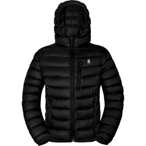 Little Donkey Andy Kids Girls Packable Hooded Puffer Jacket Children Lightweight Puffer Coat Winter 6-14Years